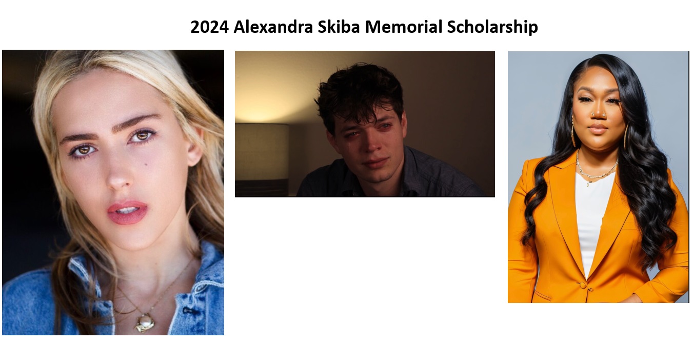 2024 Recipients of the Alexandra Skiba Memorial Scholarship in Association with 10ARTS Foundation and the New York Film Academy